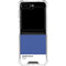 Azure Blue Galaxy Z Flip6 Clear Case